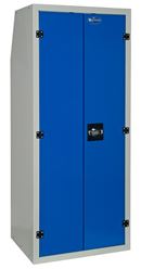 A steel and aluminum locker from Syncro System